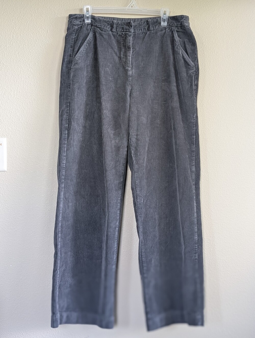 Poetry Size 12 Grey Corduroy Pants